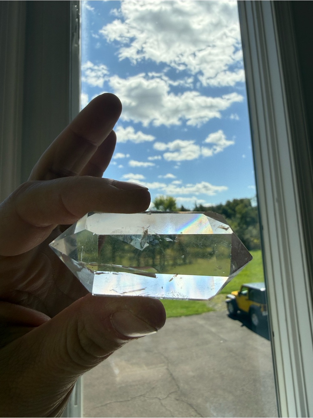 Clear Quartz Double-Terminated Point Crystal